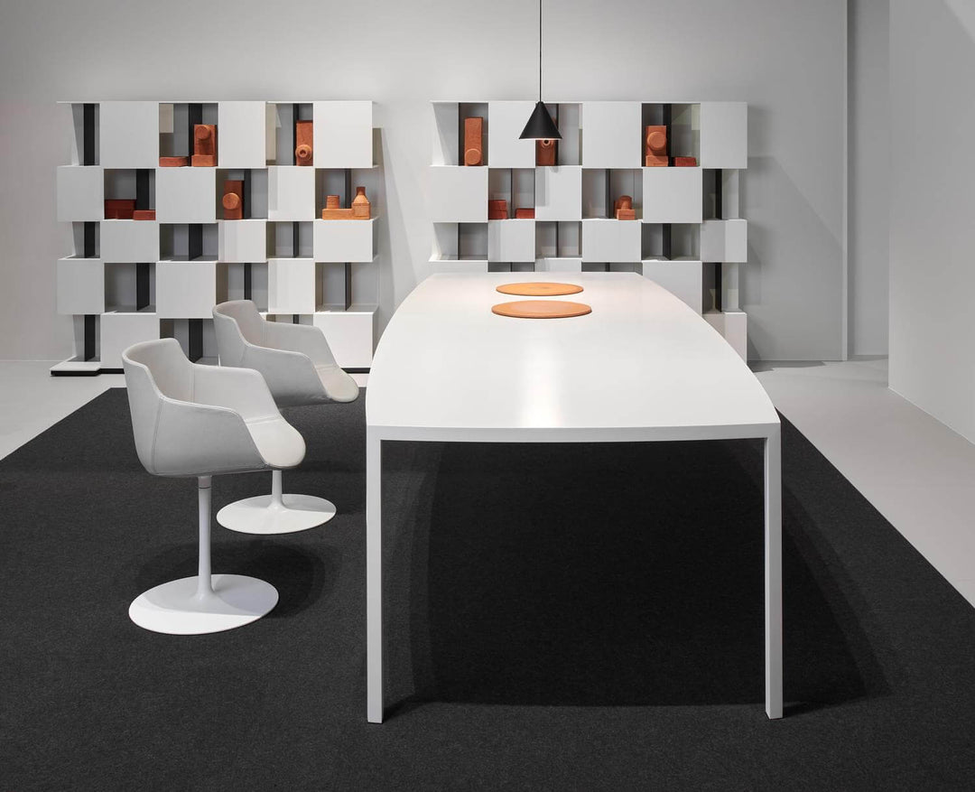 Tense Curve Table Fixed Tables MDF Italia