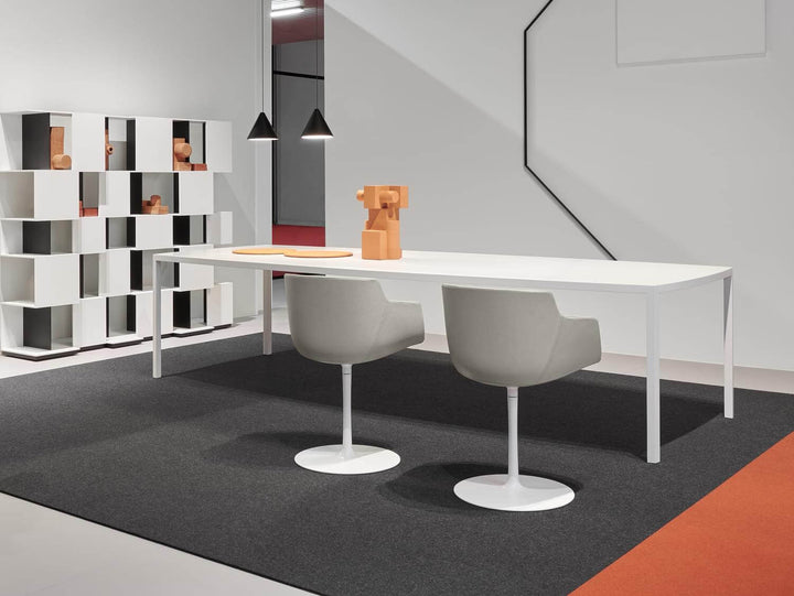 Tense Curve Table Fixed Tables MDF Italia
