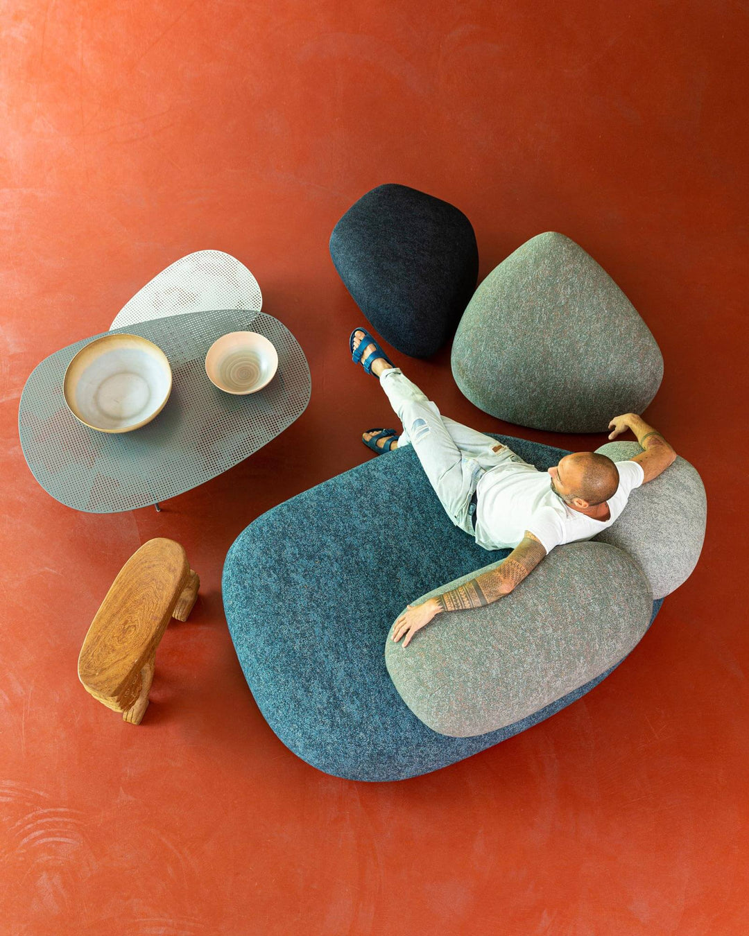 Pebble Rubble Lounge Chair Lounge Chairs Moroso