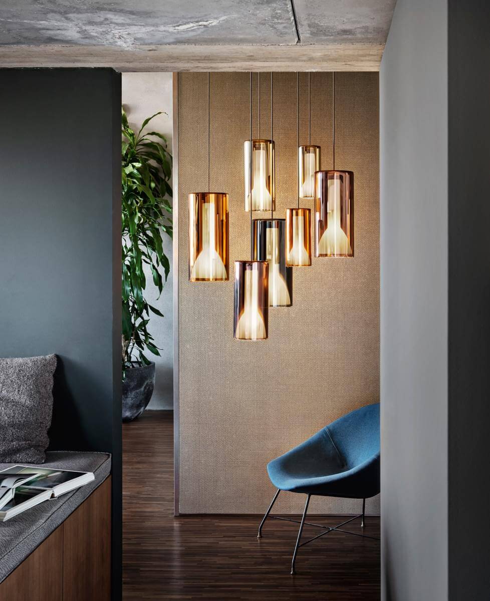 Lit Suspension Lamp v2 Chandeliers & Suspension Lamps Penta