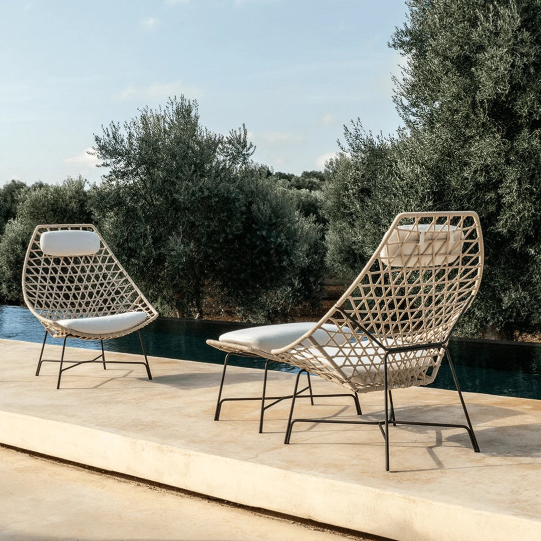 Cut Bergere Lounge Chairs Potocco