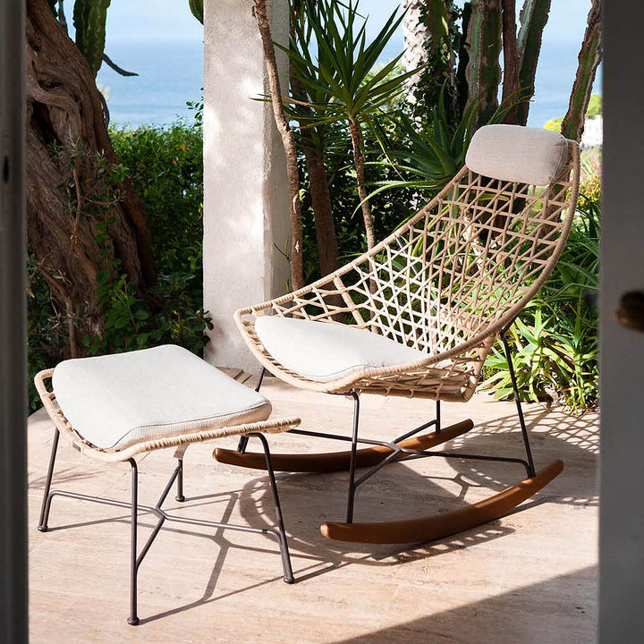 Cut Rocking Bergere Lounge Chairs Potocco