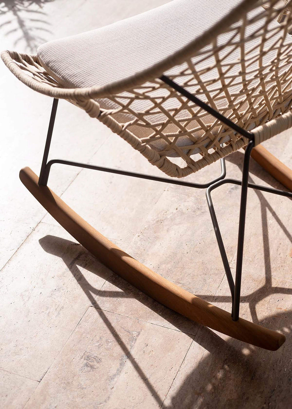 Cut Rocking Bergere Lounge Chairs Potocco