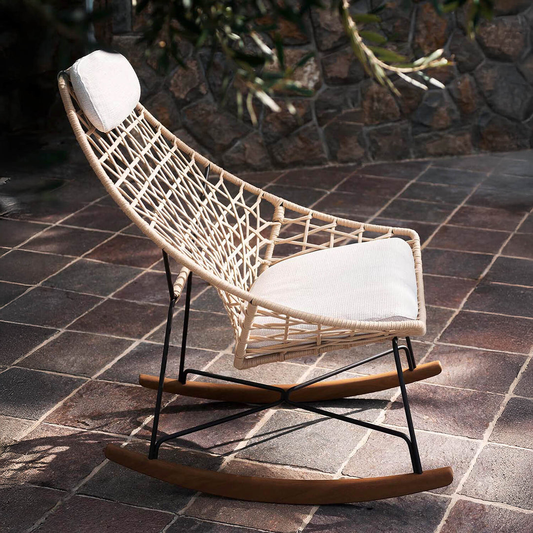 Cut Rocking Bergere Lounge Chairs Potocco