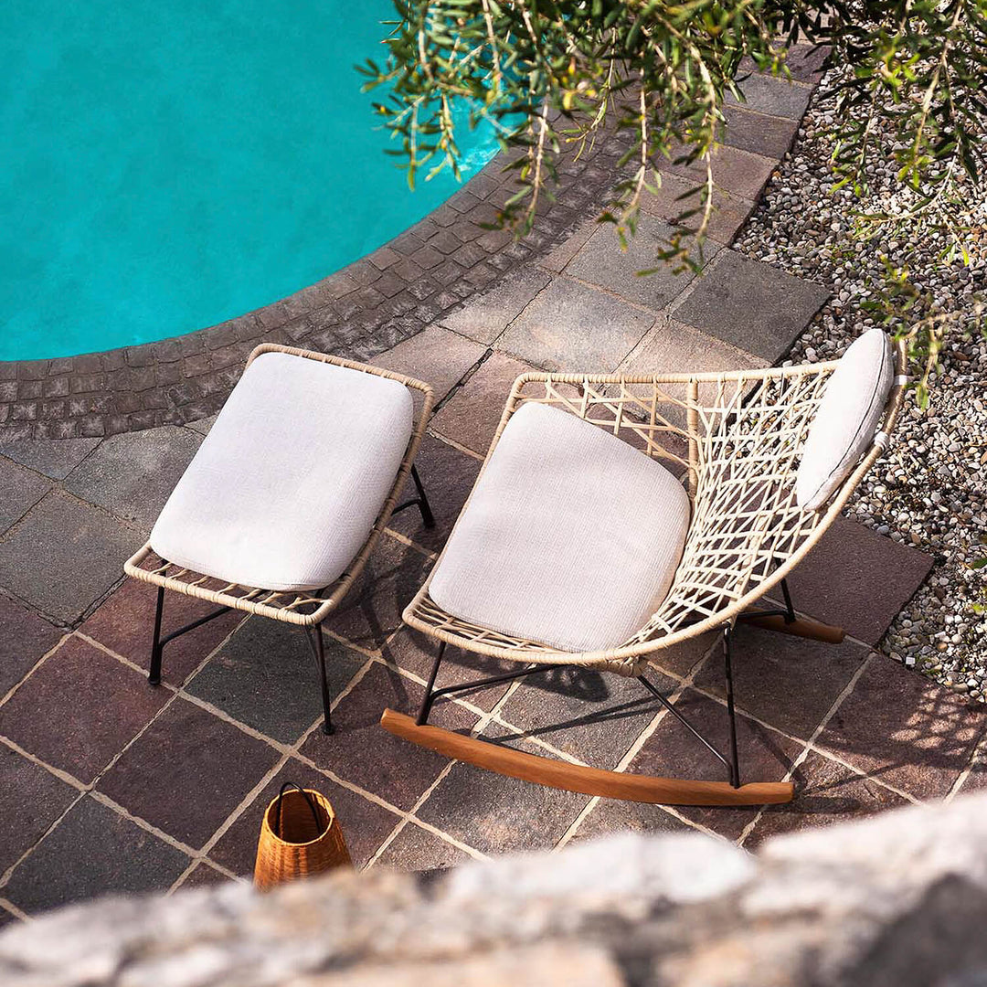 Cut Rocking Bergere Lounge Chairs Potocco