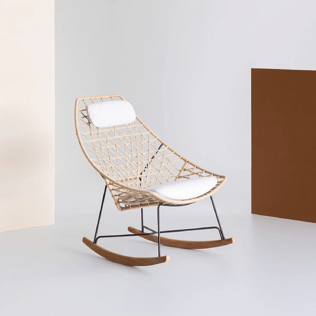 Cut Rocking Bergere Lounge Chairs Potocco