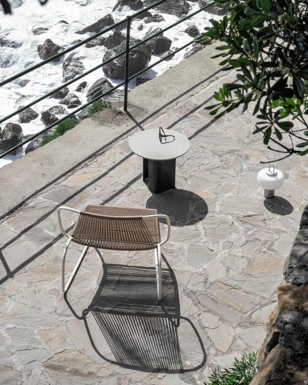 Double L Outdoor Side Table Side Tables Potocco