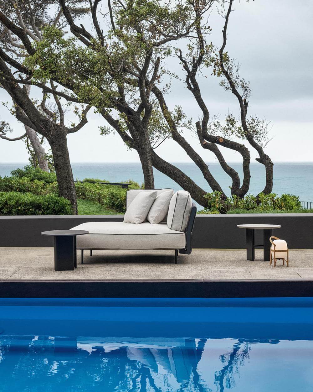 Double L Outdoor Side Table Side Tables Potocco