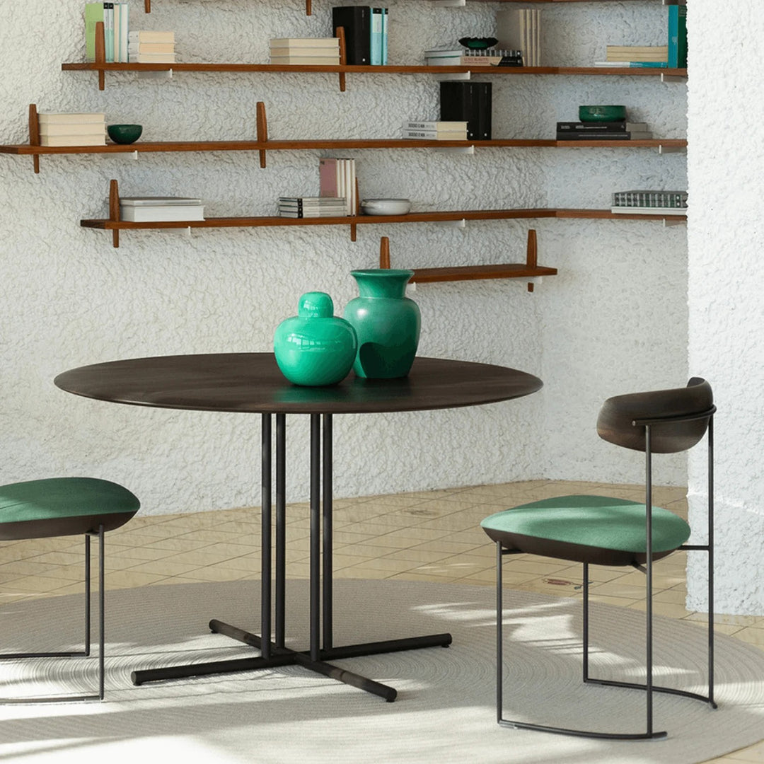 Graphic Round Dining Table Fixed Tables Potocco
