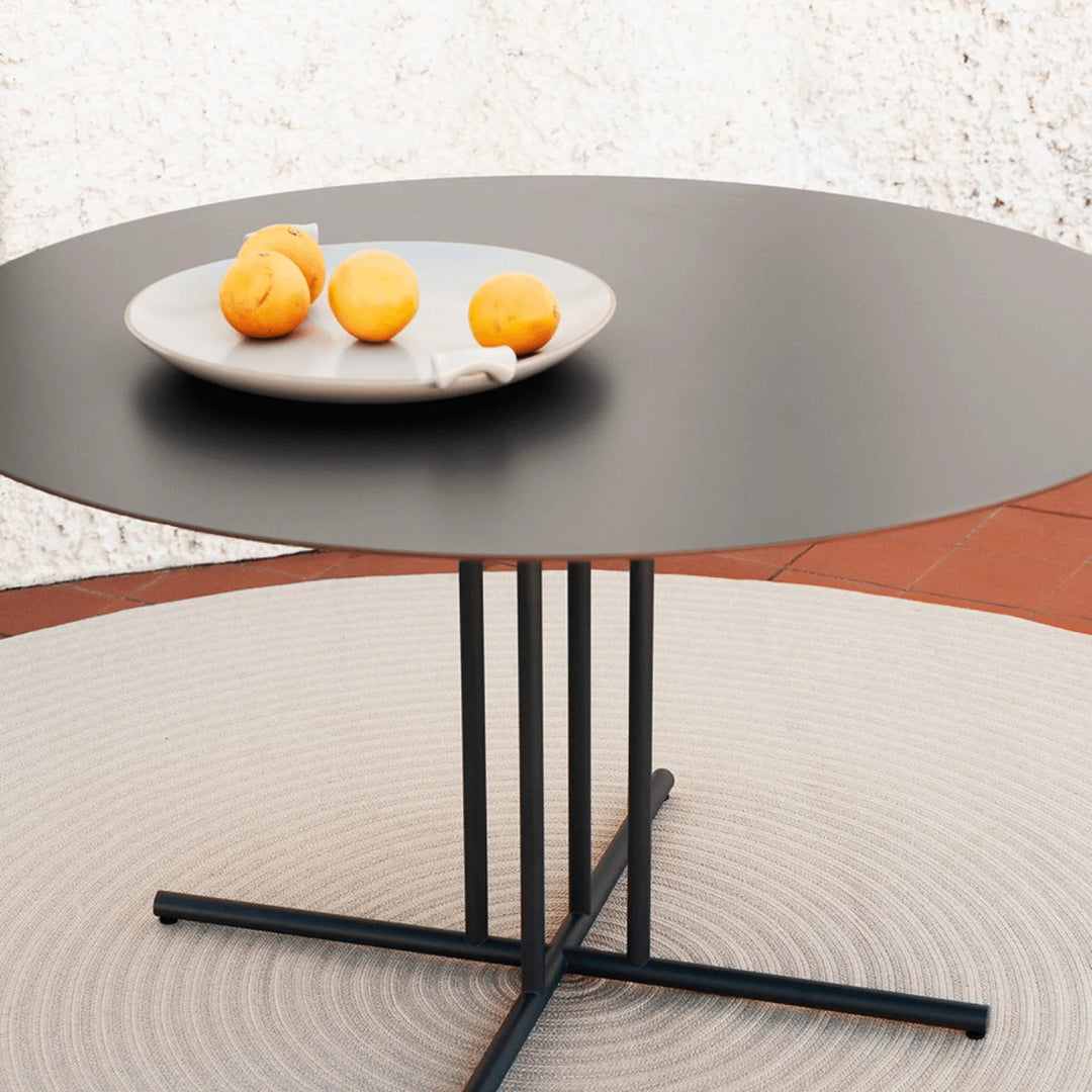 Graphic Round Dining Table Outdoor Fixed Tables Potocco