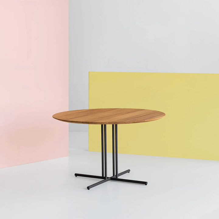 Graphic Round Dining Table Outdoor Fixed Tables Potocco