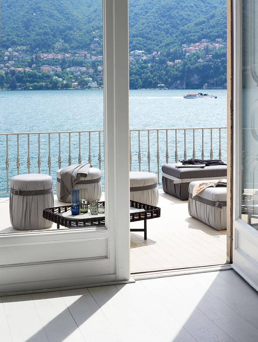Herm Outdoor Ottoman Ottomans & Benches Potocco