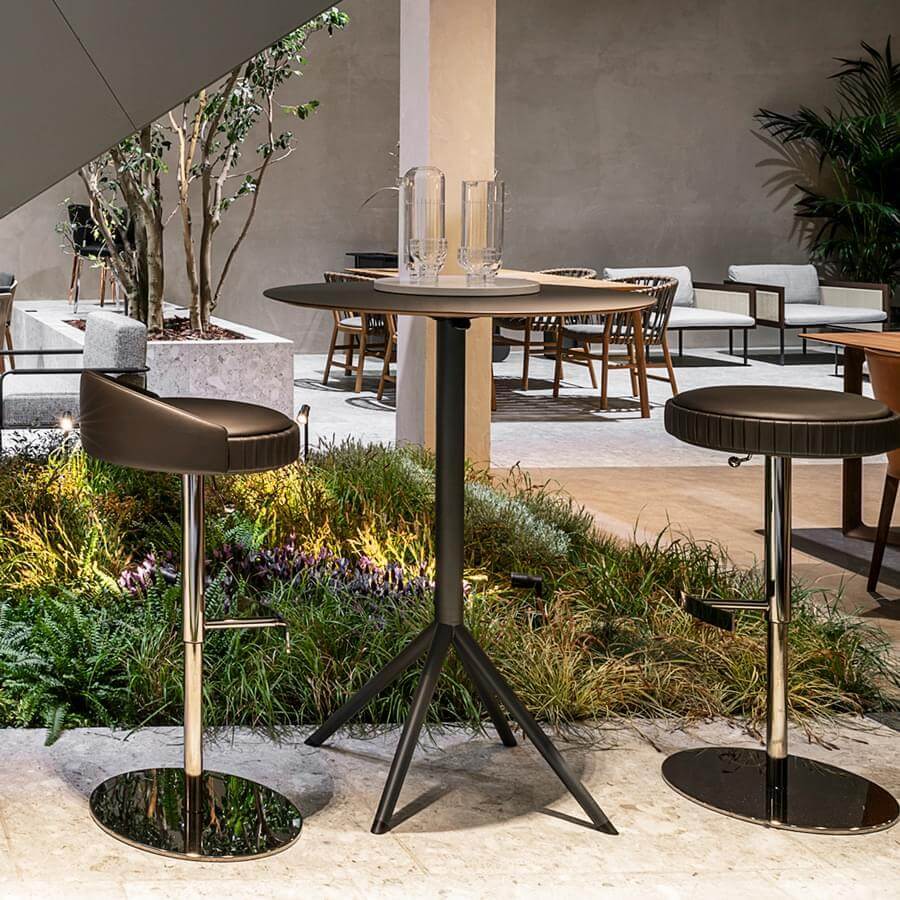 Plisse Stool Bar Stools Potocco