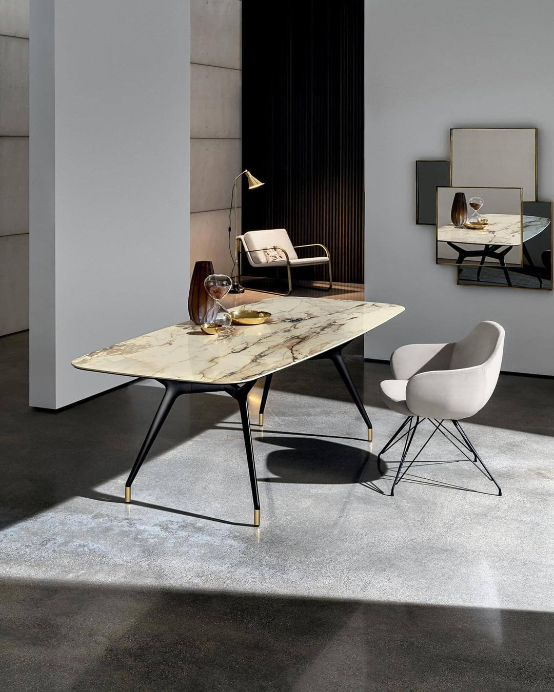 Arkos Shaped 01 Table Fixed Tables Sovet Italia