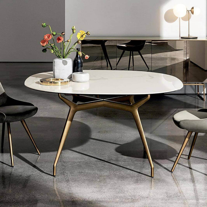 Arkos Shaped Table Fixed Tables Sovet Italia