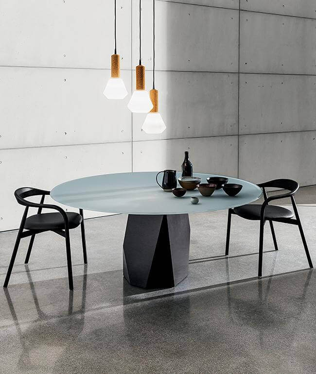 Deod Round Table Fixed Tables Sovet Italia