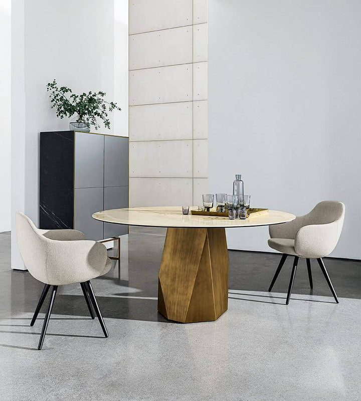 Deod Round Table Fixed Tables Sovet Italia