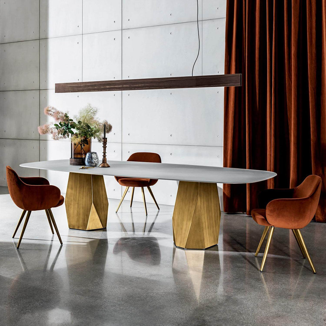 Deod Table - Two Bases Fixed Tables Sovet Italia