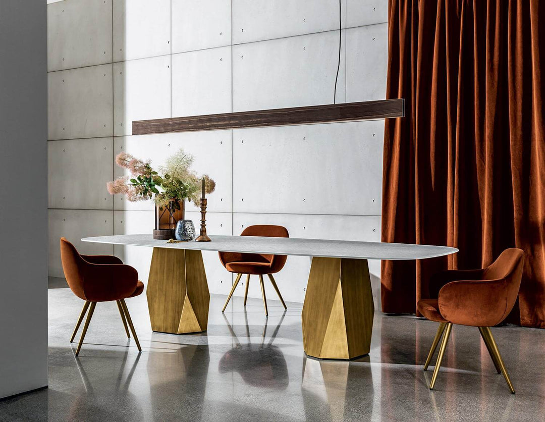 Deod Table - Two Bases Fixed Tables Sovet Italia
