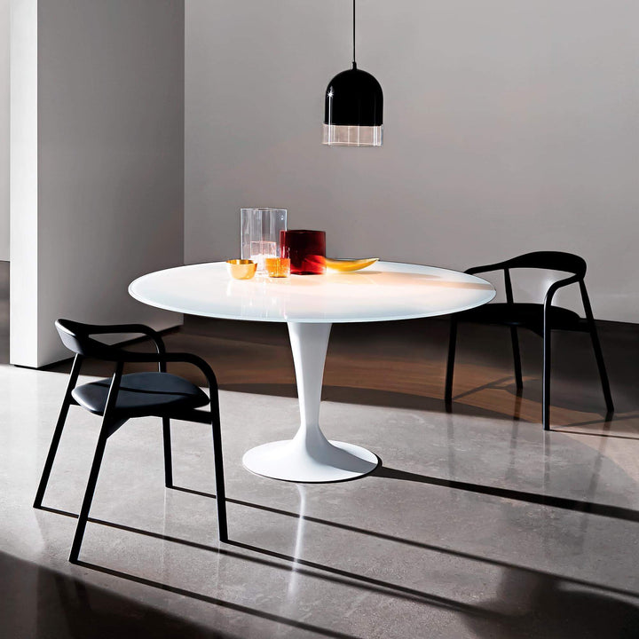 Flute Round Table Fixed Tables Sovet Italia