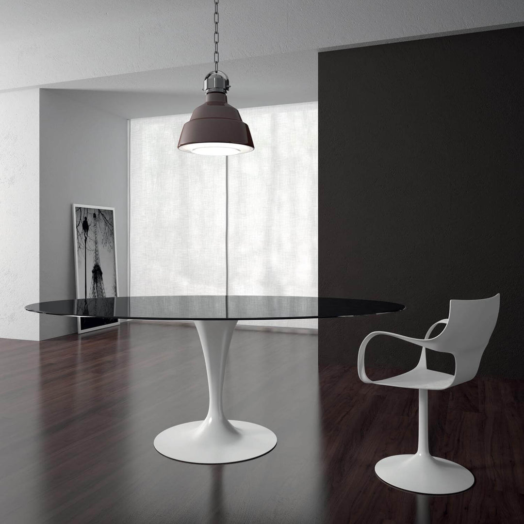 Flute Round Table Fixed Tables Sovet Italia