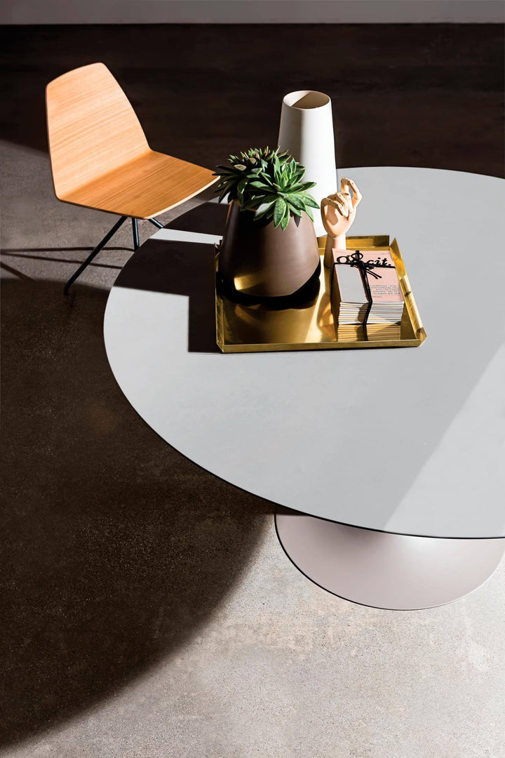 Flute Round Table Fixed Tables Sovet Italia