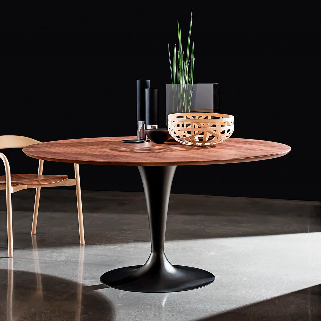 Flute Round Table Fixed Tables Sovet Italia