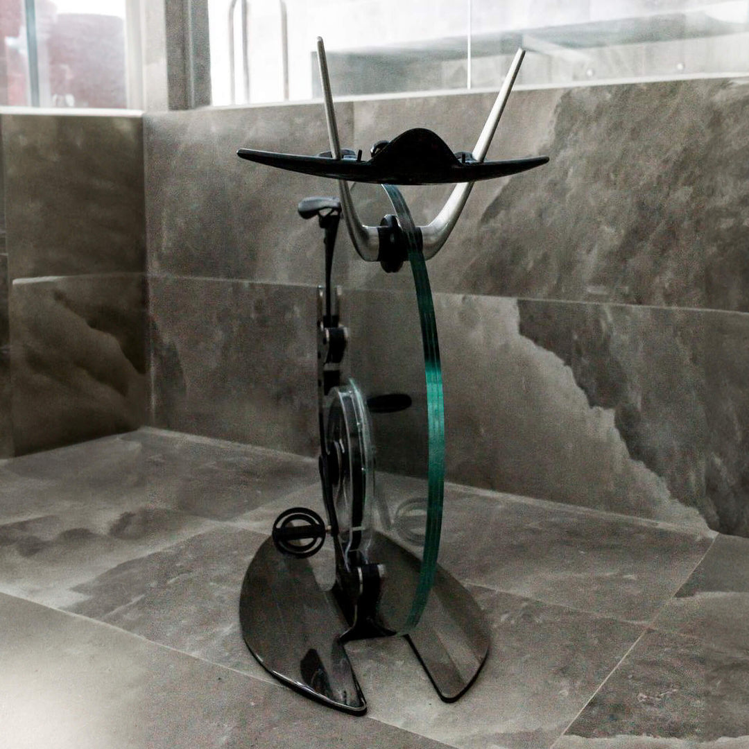 Ciclotte Black Exercise Bike Cardio Equipment Teckell