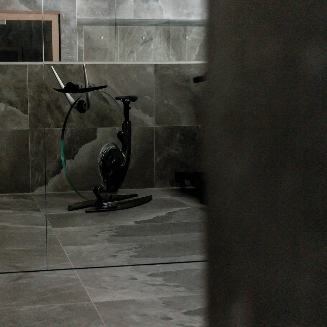 Ciclotte Black Exercise Bike Cardio Equipment Teckell