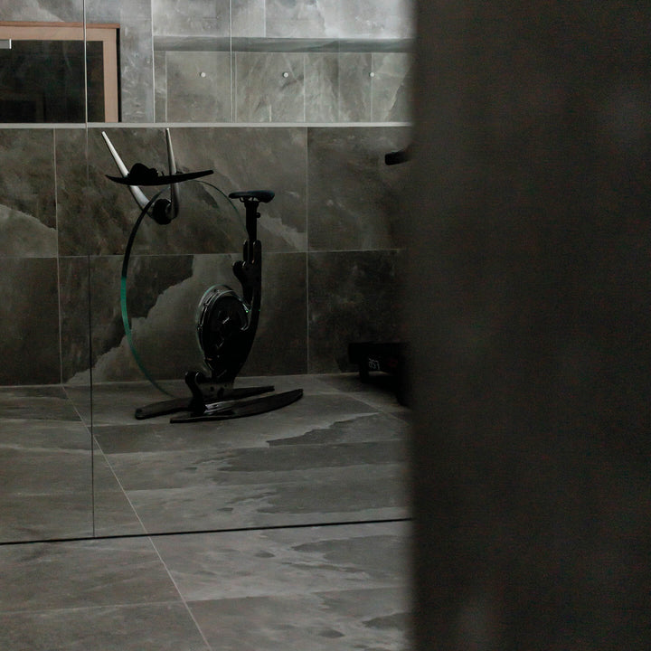 Ciclotte Black Exercise Bike Cardio Equipment Teckell