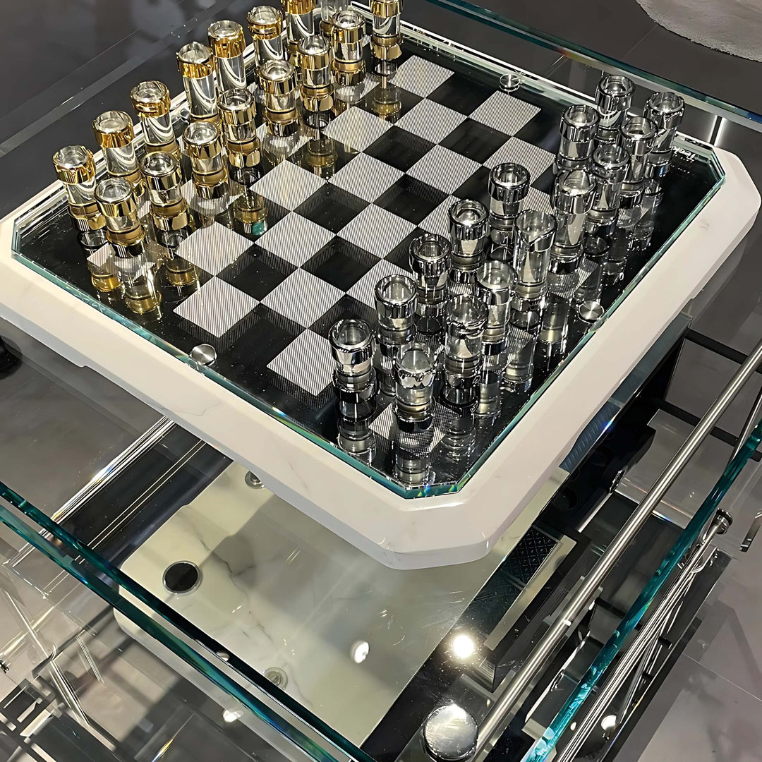Stratego Calacatta Game Board Chess Tables & Boards Teckell