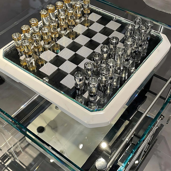Stratego Calacatta Game Board Chess Tables & Boards Teckell