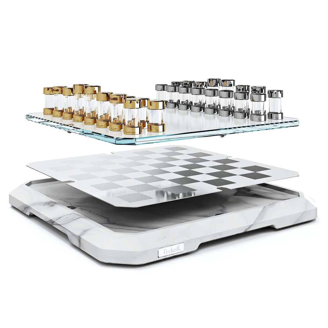 Stratego Calacatta Game Board Chess Tables & Boards Teckell