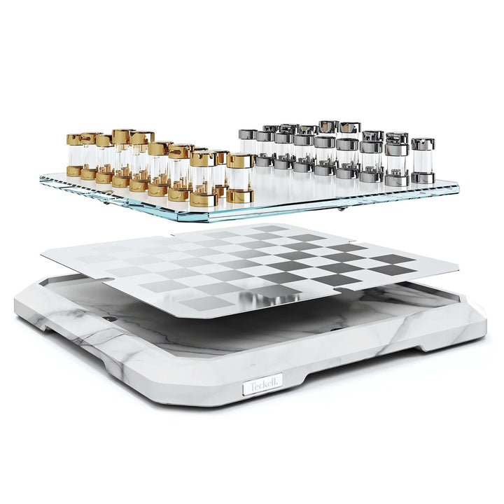 Stratego Calacatta Game Board Chess Tables & Boards Teckell