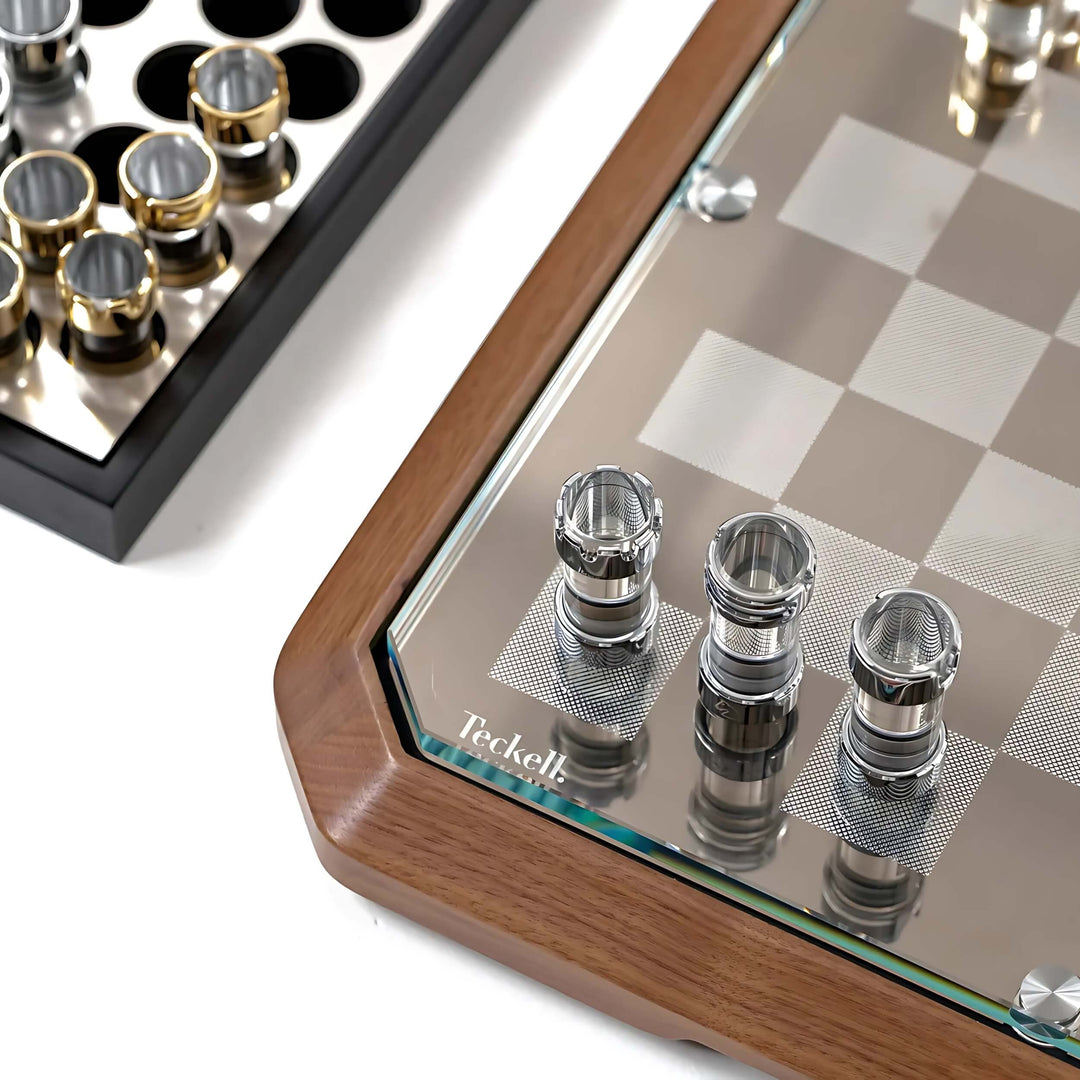 Stratego Walnut Game Board Chess Tables & Boards Teckell