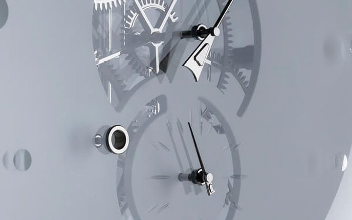 Takto Adagio 03 White Pendulum Clock Clocks Teckell