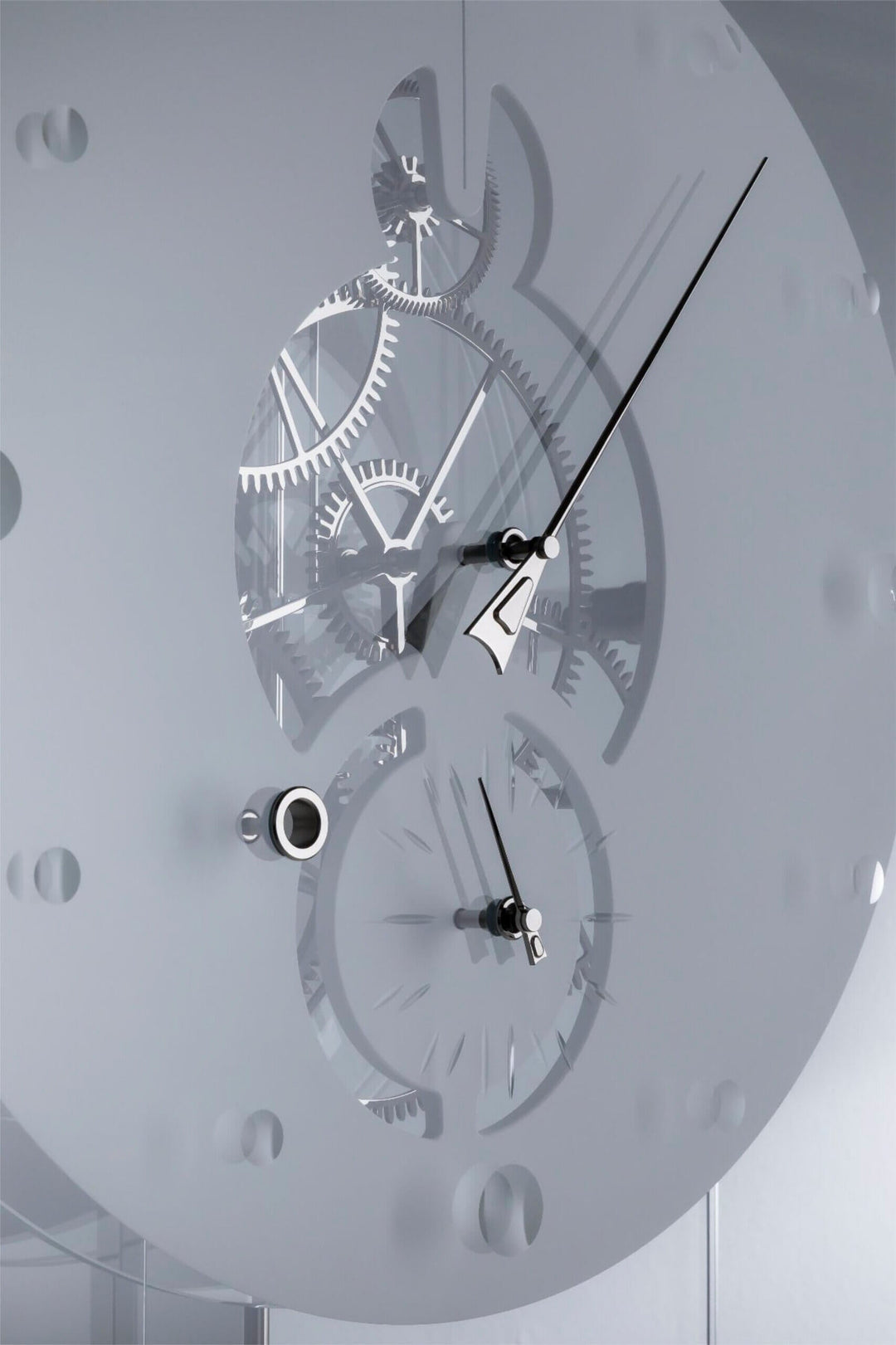 Takto Adagio 03 White Pendulum Clock Clocks Teckell