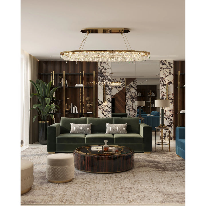 Teardrop Chandelier - Oval Chandeliers Castro Lighting