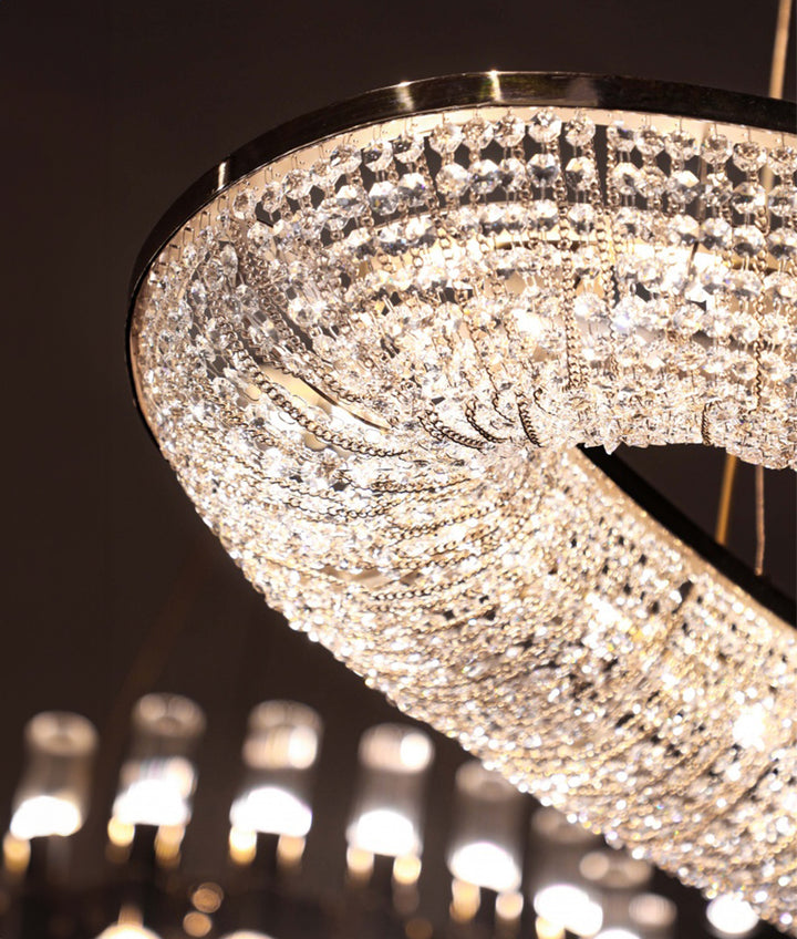 Teardrop Chandelier - Oval Chandeliers Castro Lighting
