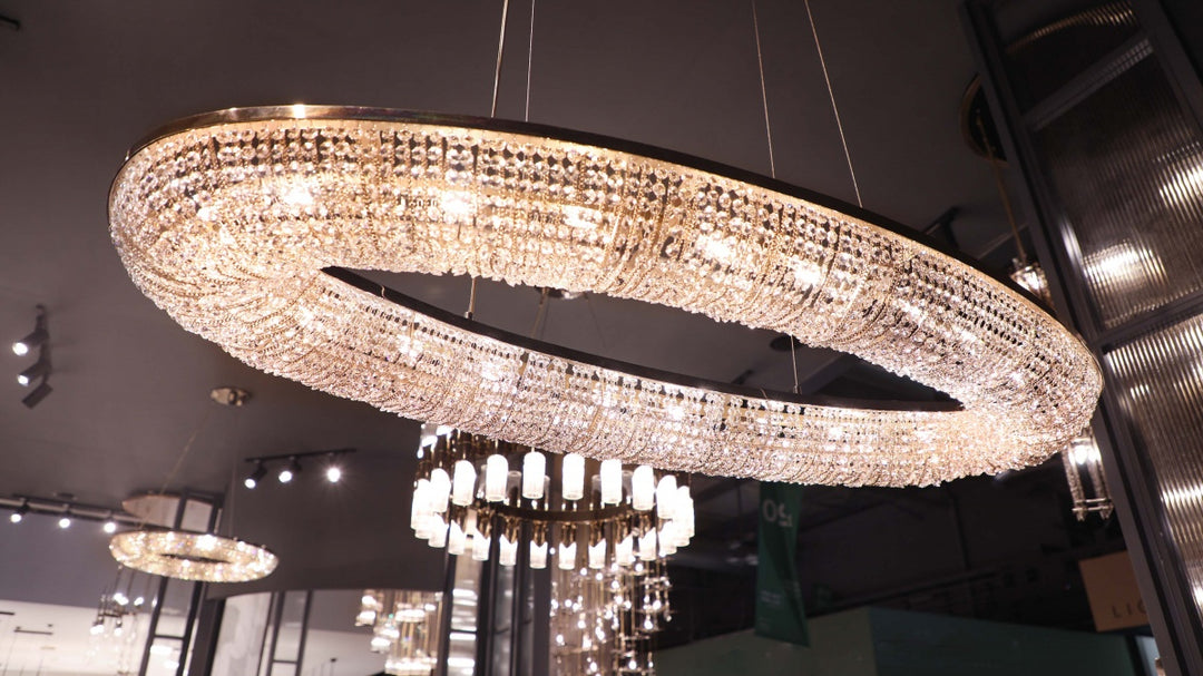 Teardrop Chandelier - Oval Chandeliers Castro Lighting