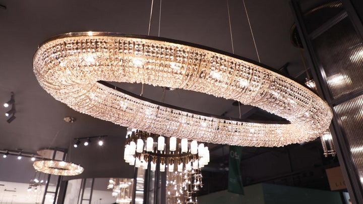 Teardrop Chandelier - Oval Chandeliers Castro Lighting