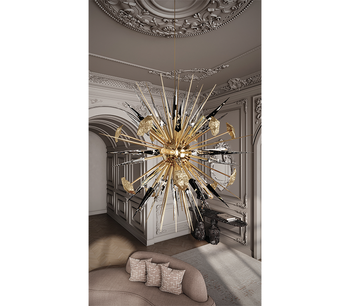outburst black chandelier Lighting Boca Do Lobo
