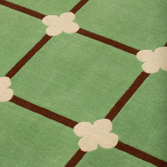 Flower Grid Rug Rugs CC Tapis