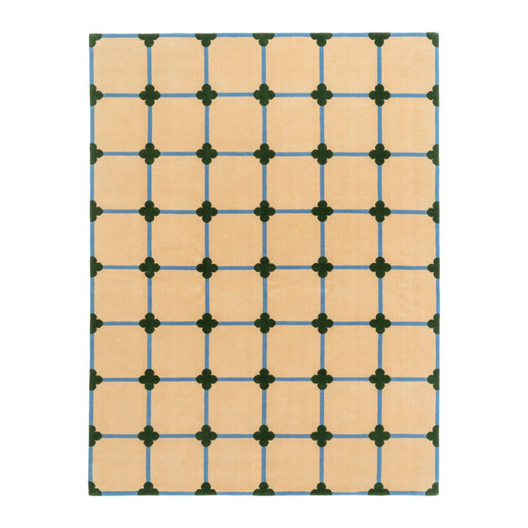 Flower Grid Rug Rugs CC Tapis