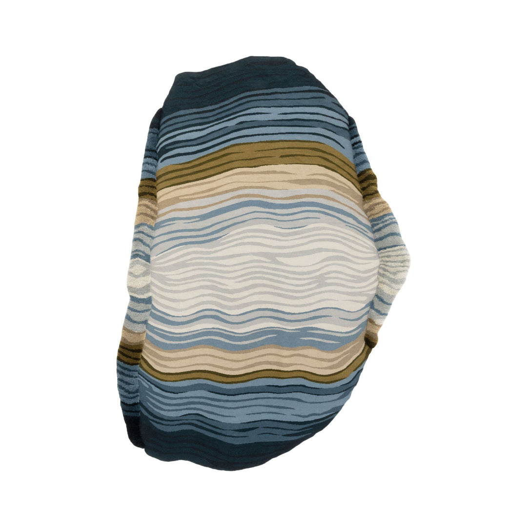 Folds Rug Rugs CC Tapis Blue Green