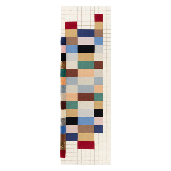 Raag Grid 2 Runner Rugs CC Tapis
