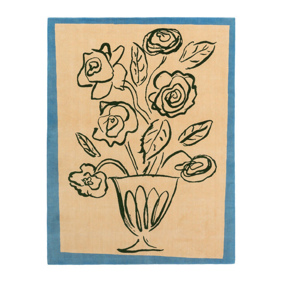 Summer Roses Rug Rugs CC Tapis