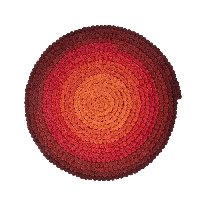 Swirl Round Rug Rugs CC Tapis Autumn Small: 5 ft 2 in x 5 ft 2 in