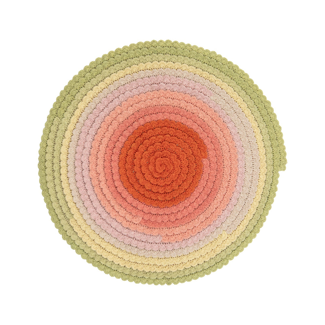 Swirl Round Rug Rugs CC Tapis Spring Small: 5 ft 2 in x 5 ft 2 in