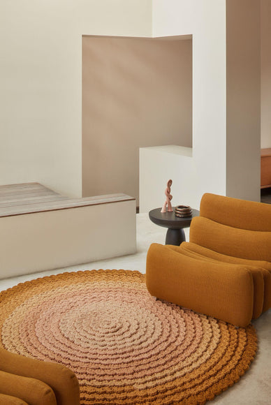 Swirl Round Rug Rugs CC Tapis